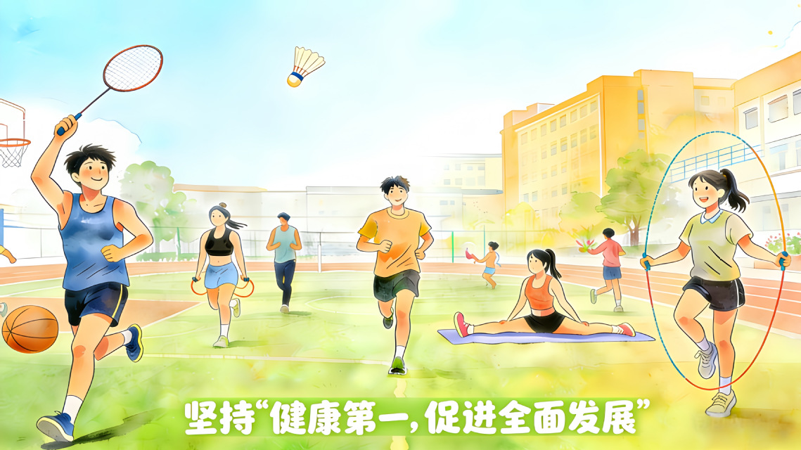 坚持“健康第一”，促进全面发展
